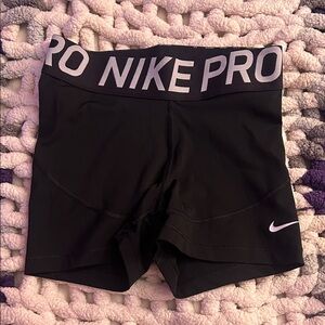 Nike Pro Women's Athletic Black Shorts